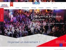 Tablet Screenshot of dev.espace-gruyere.ch